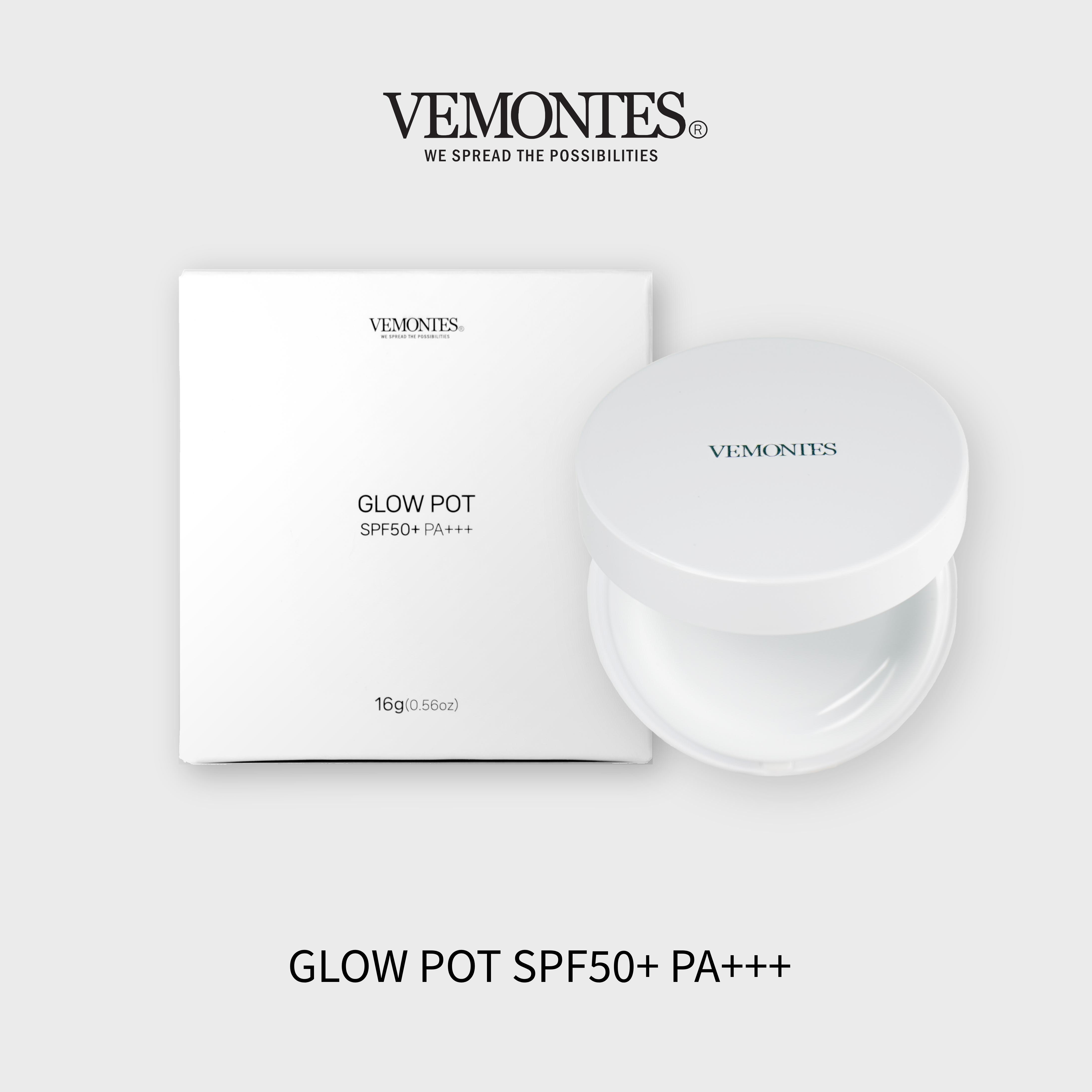 Cushion đa năng 3in1, che phủ, dưỡng da, chống nắng cho làn da căng bóng tự nhiên - GLOW POT CUSHION PACT SPF50+ PA+++