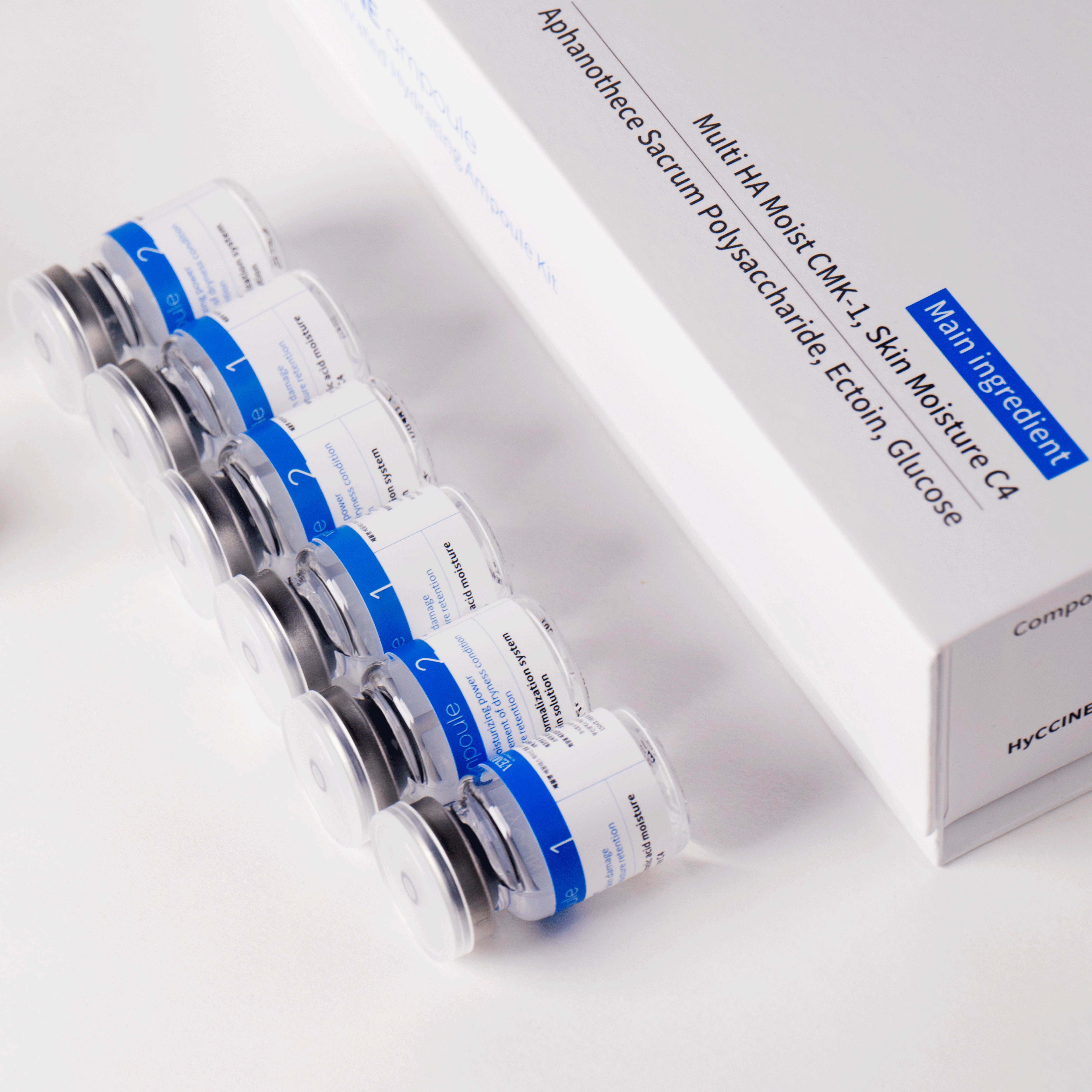 Ampoule 2 bước – cấp ẩm sâu, phục hồi & khóa ẩm tối đa cho làn da căng bóng HYCCINE AMPOULE