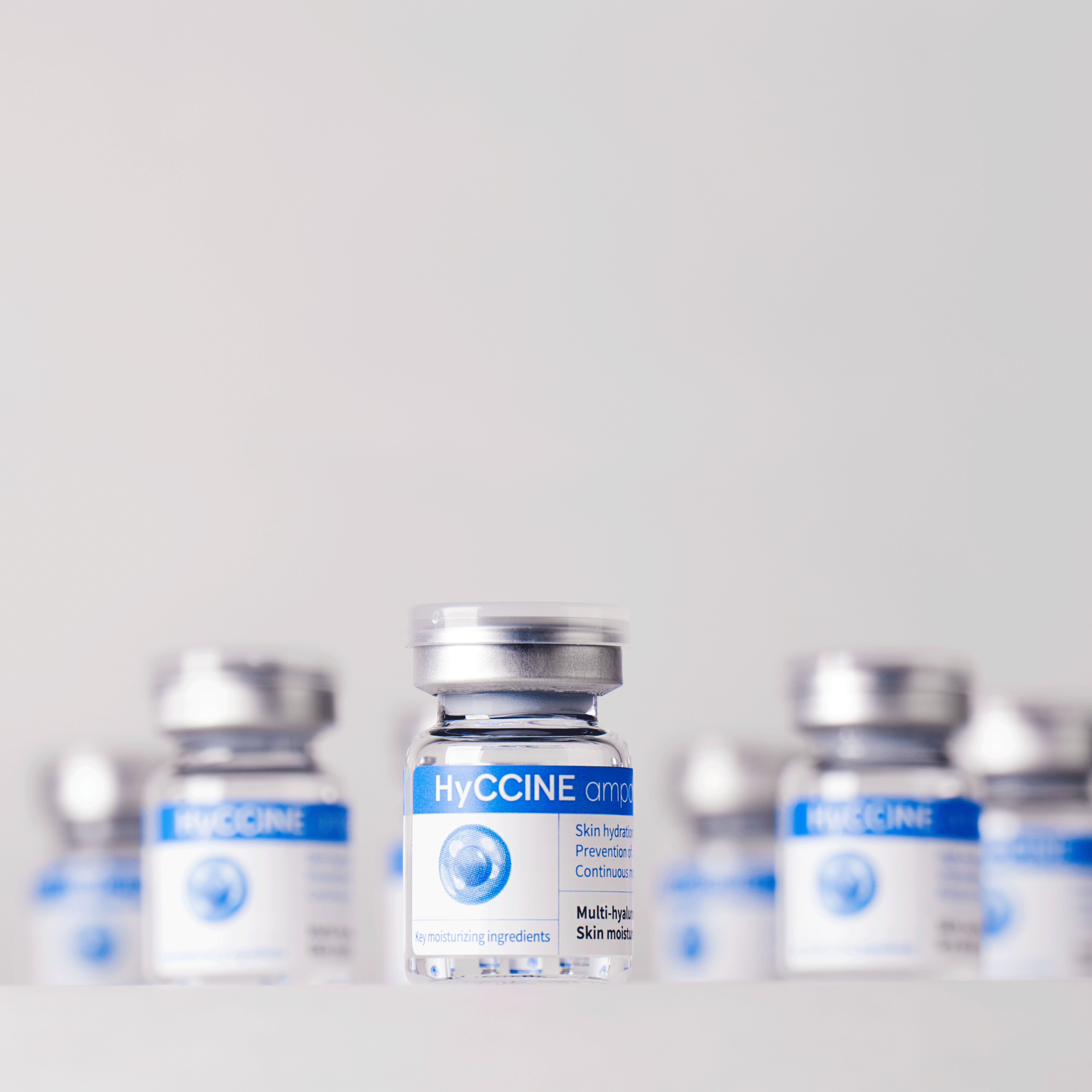 Ampoule 2 bước – cấp ẩm sâu, phục hồi & khóa ẩm tối đa cho làn da căng bóng HYCCINE AMPOULE