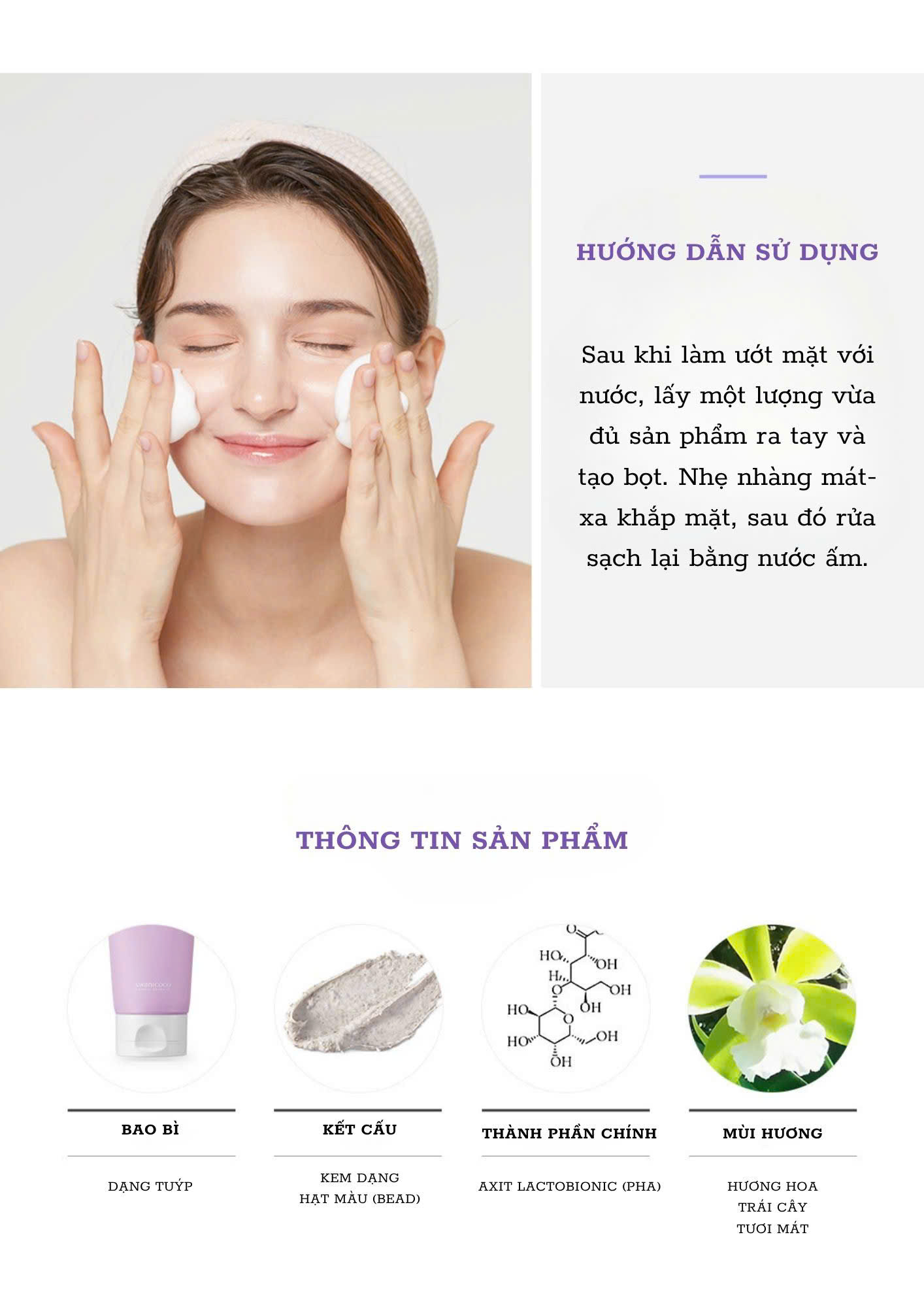 Sữa rửa mặt sạch bụi mịn & Bã nhờn - SWANICOCO ANTI DUST CLEANSING FOAM