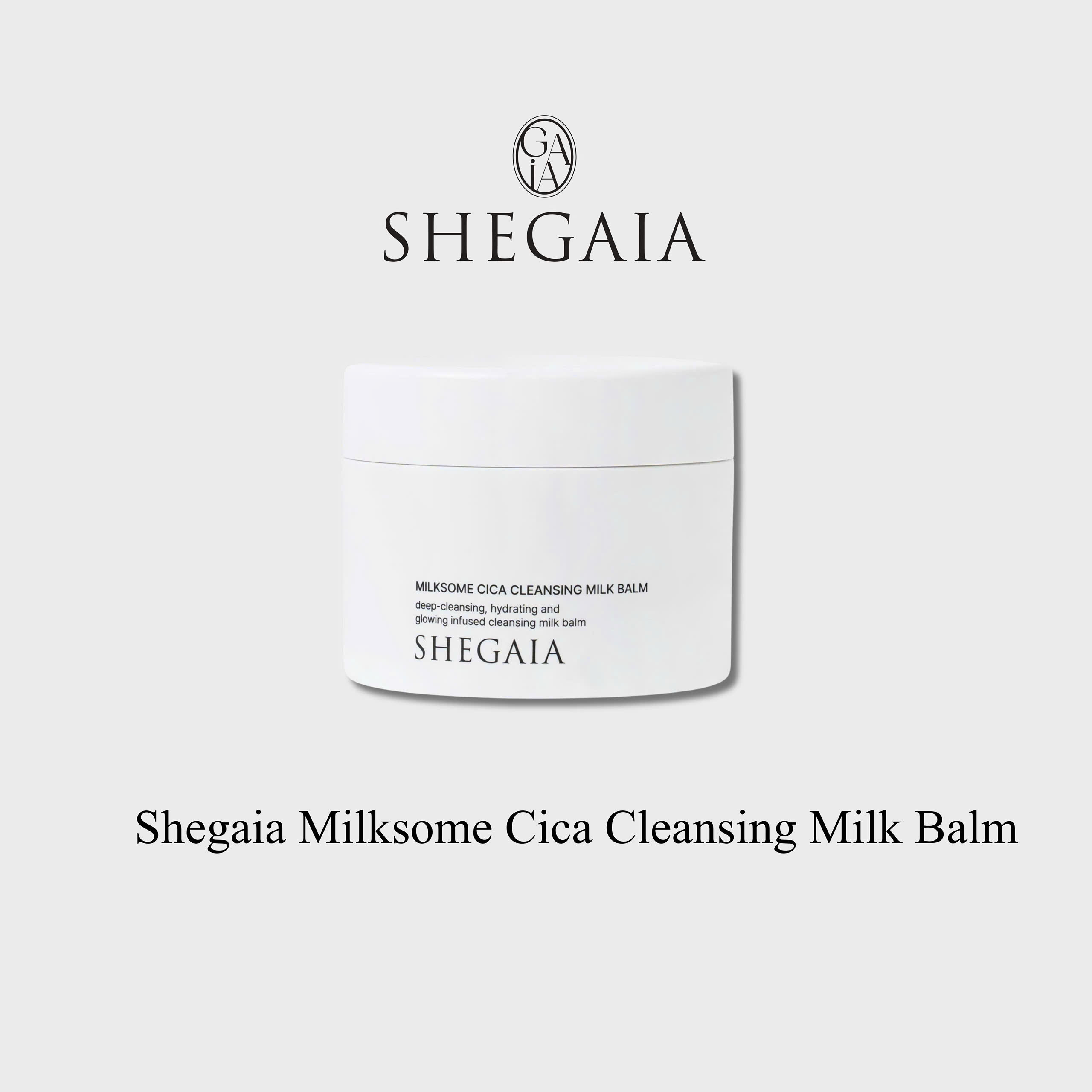 Sáp tẩy trang Cica dịu nhẹ - SHEGAIA MILKSOME CICA CLEANSING MILK BALM