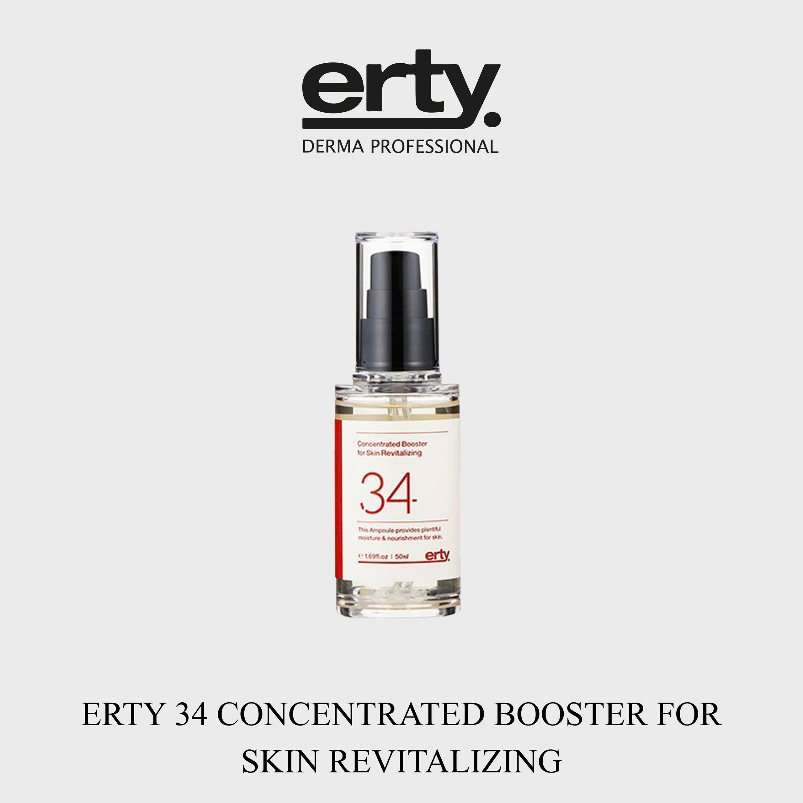 Tinh chất phục hồi & Trẻ hóa da - ERTY 34 CONCENTRATED BOOSTER FOR SKIN REVITALIZING