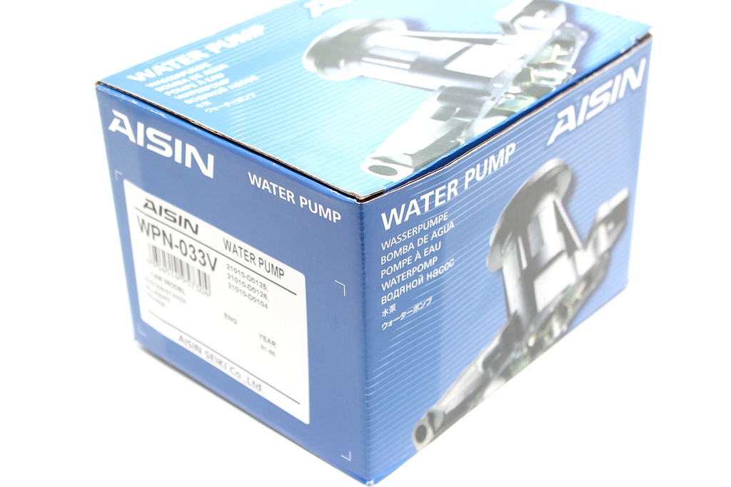 WPN033V - Bơm Nước Nissan BLUEBIRD T12 - T72 - U11 (1.6-1.8.2.0) 84-90 AISIN