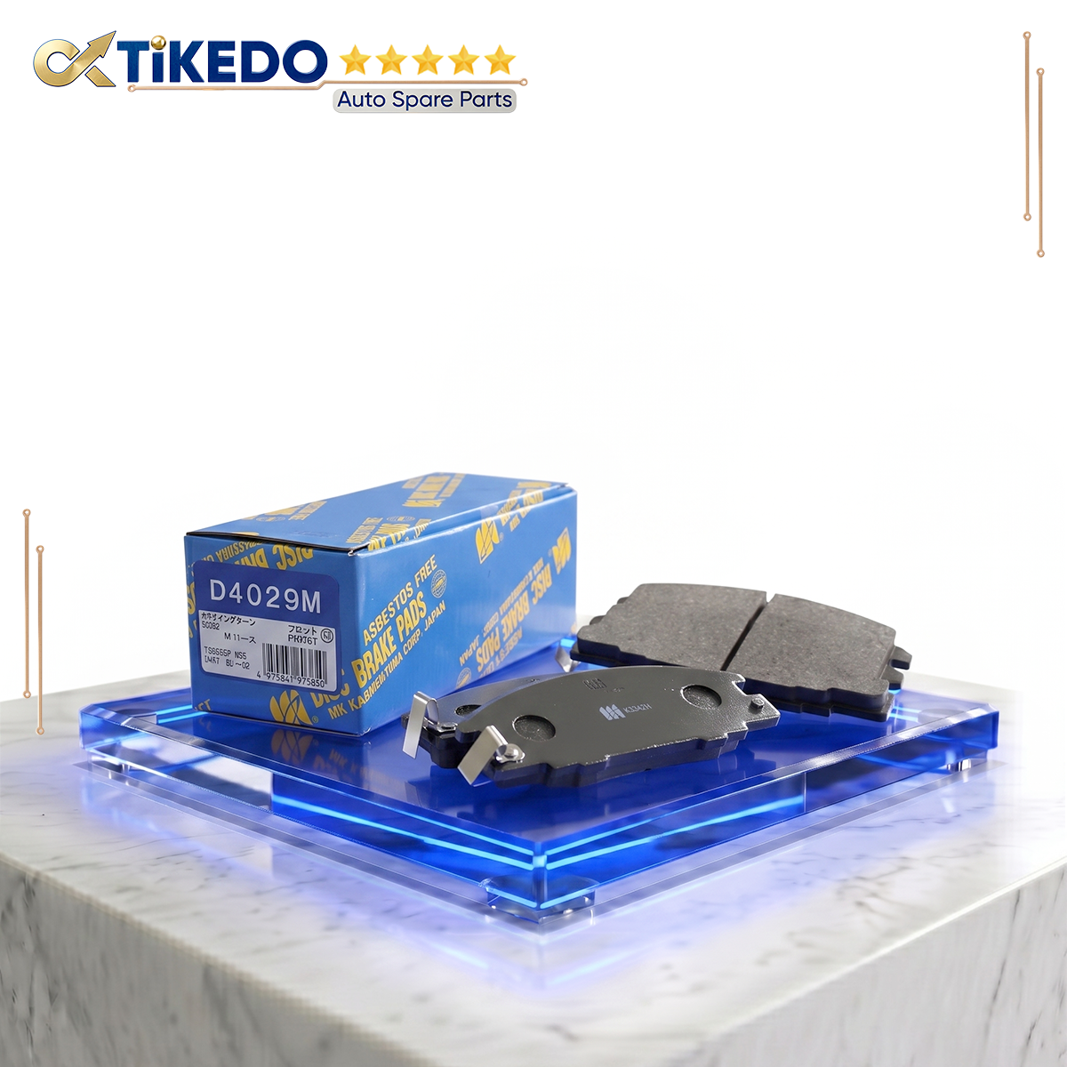 D4029M - Bố Thắng / Má Phanh TRƯỚC Isuzu HILANDER VN 2.5 03-09 MK Kashiyama