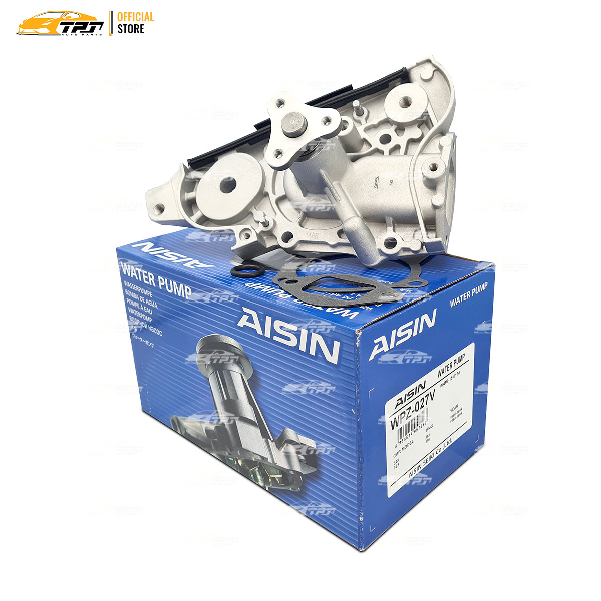 WPZ027V - Bơm Nước Mazda 323 VN 1.6 97-04 Mazda 323 1.5 94-96 Ford LASER VN 1.6 99-05 AISIN