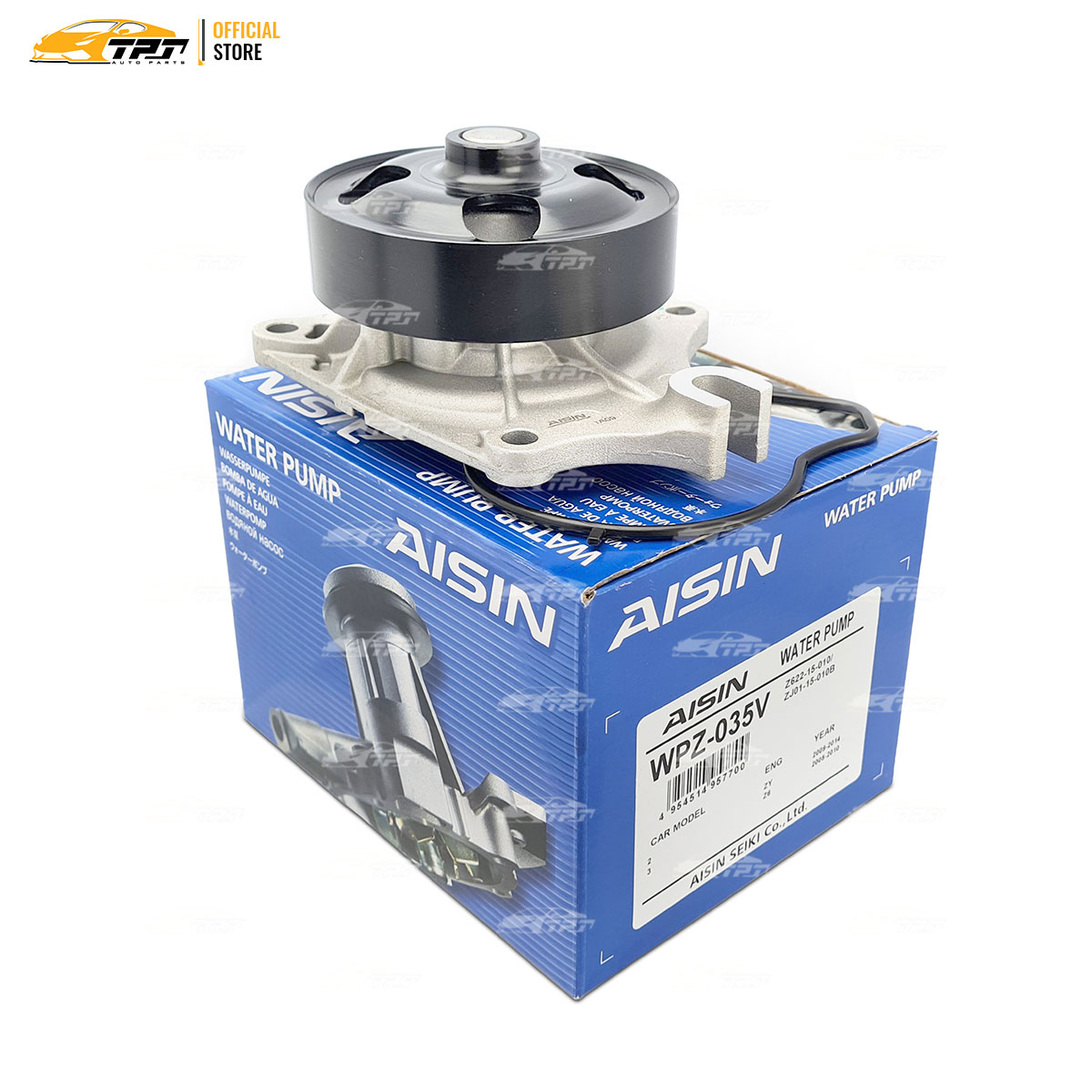 WPZ035V - Bơm Nước Mazda 2 VN 1.5 07-15 Mazda 3 VN 1.6 04-14 AISIN