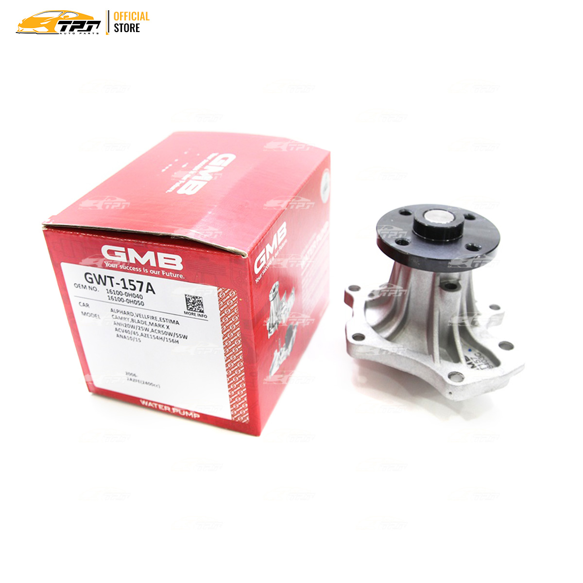 GWT157A - Bơm Nước Toyota CAMRY VN 2.4 06-12 CAMRY VN 2.0 12-15 GMB
