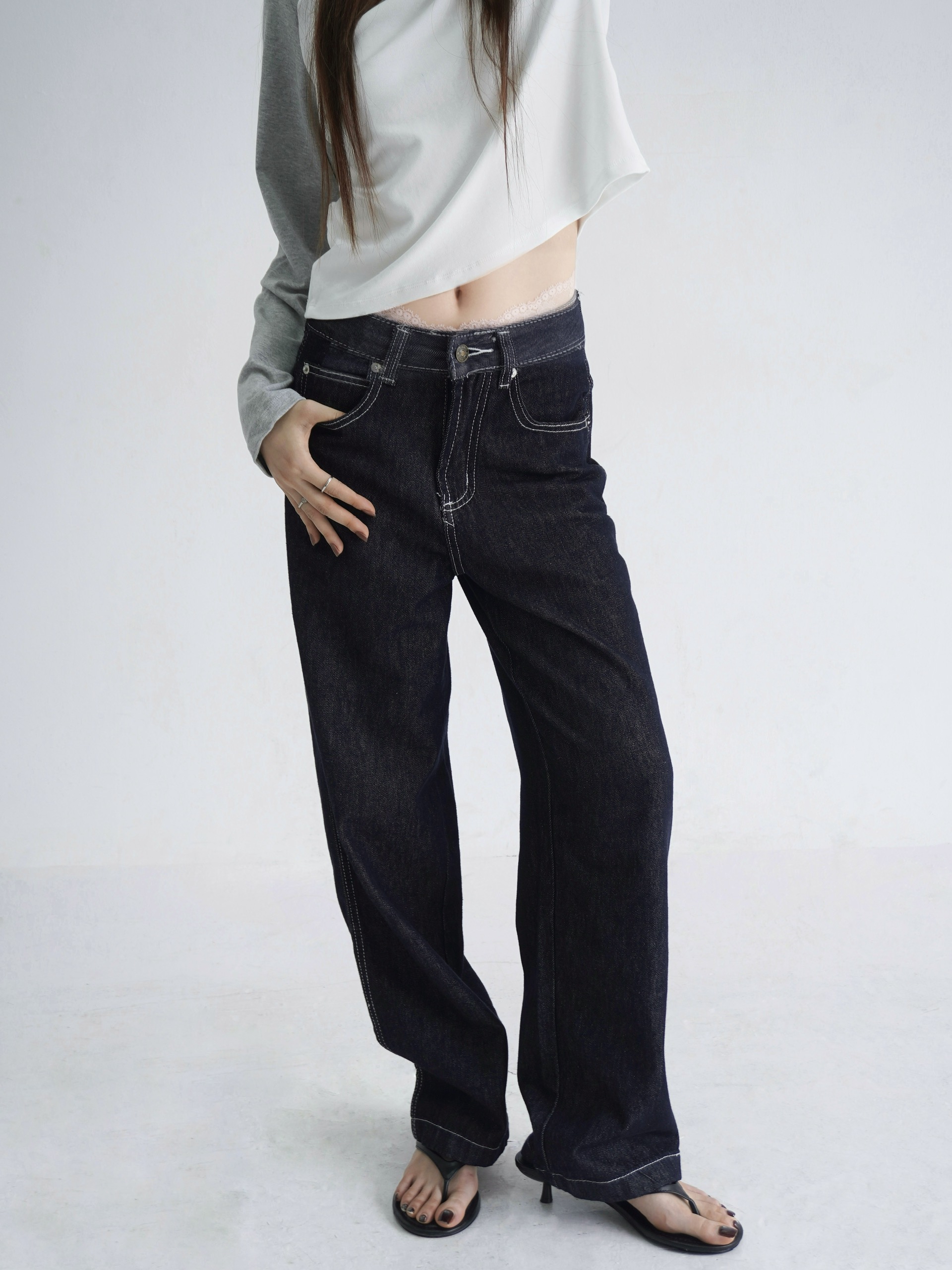 Dark Denim Pants