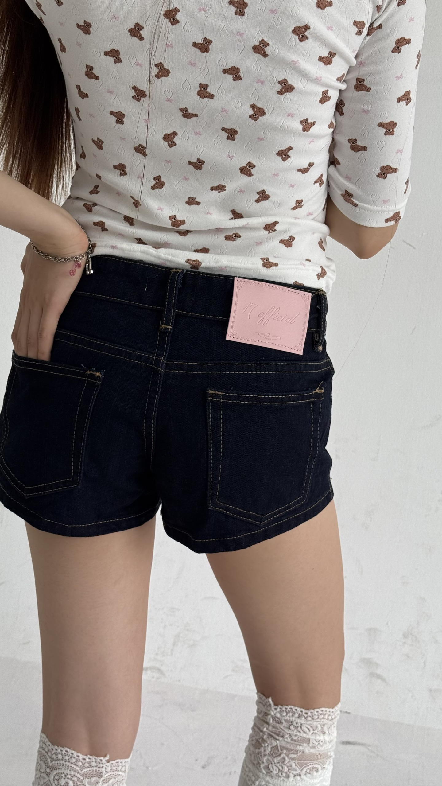 Deep Blue Denim Short