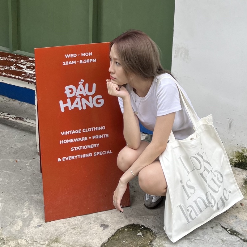 Love is my language Tote