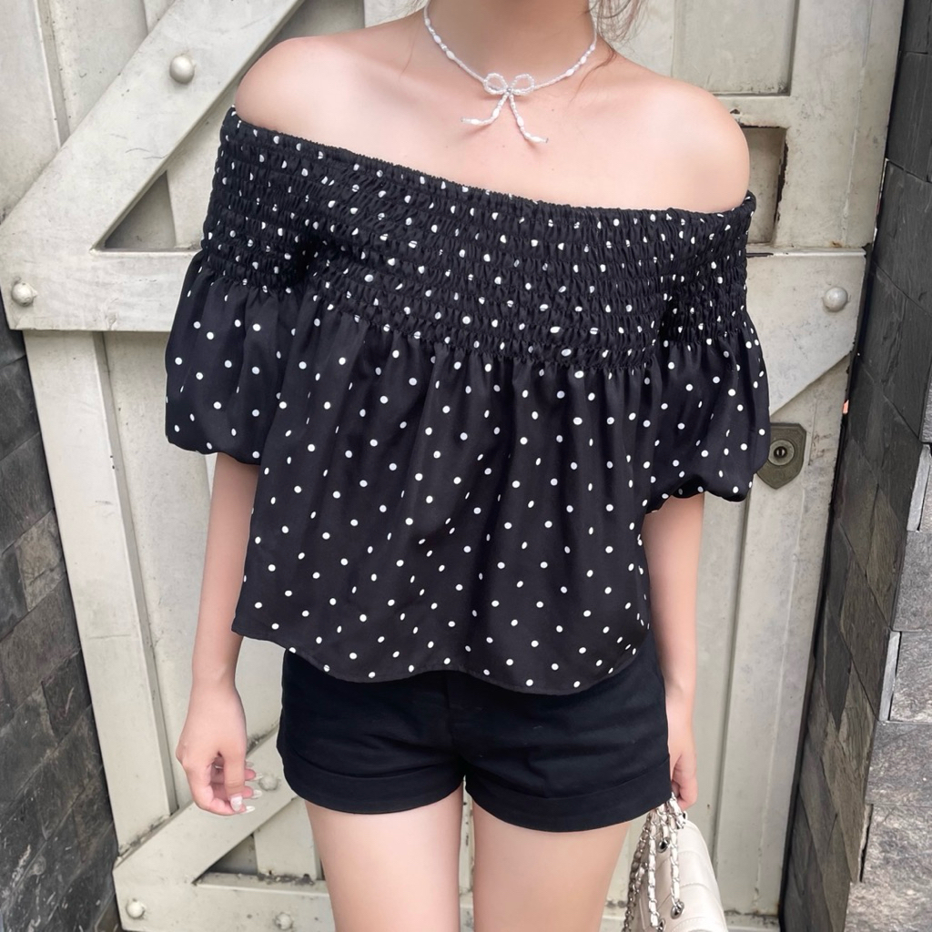 Chloe Polka Dot Top