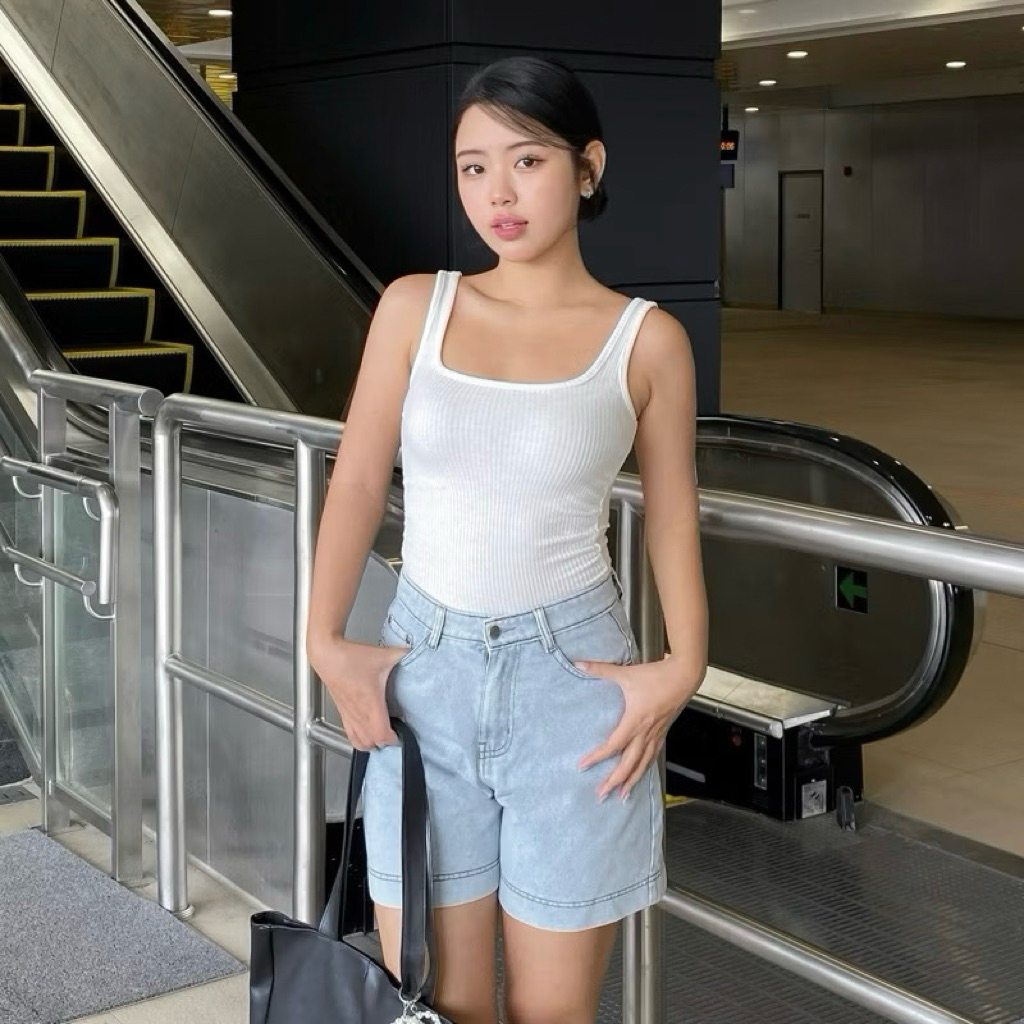 Jean Shorts Light Blue