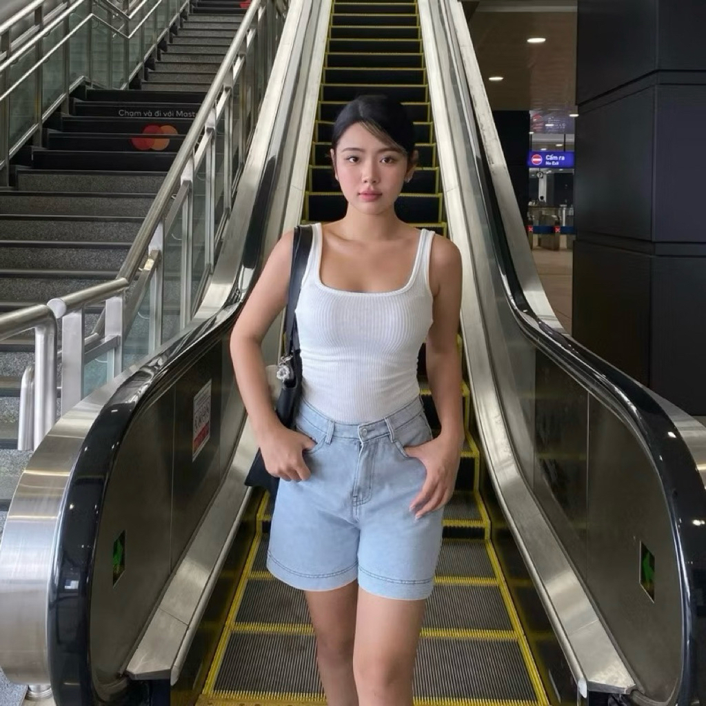 Jean Shorts Light Blue