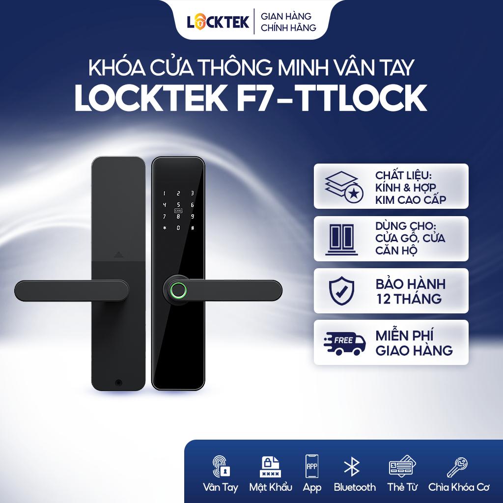 Khóa cửa thông minh F7 cho cửa gỗ