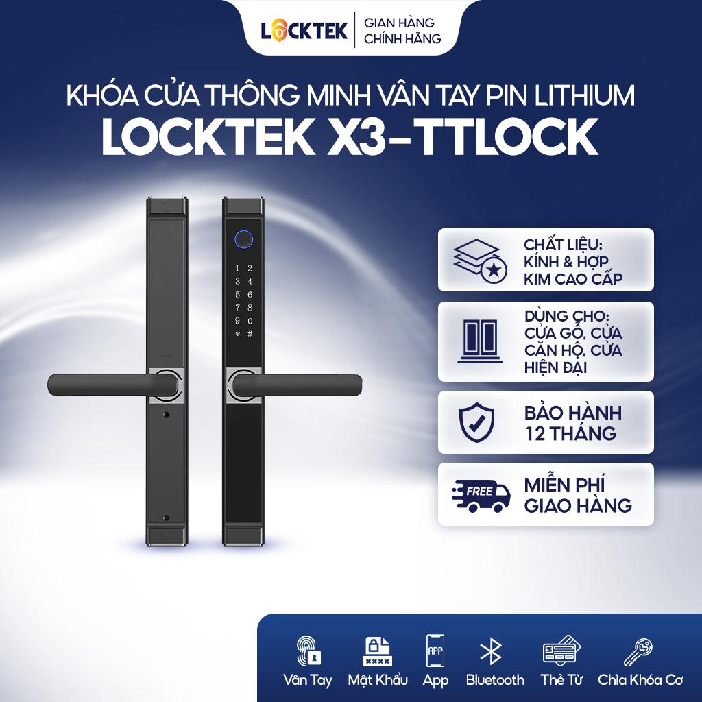 Khóa Cửa Vân Tay Thông Minh X3 Dành Cho Ngoài Trời