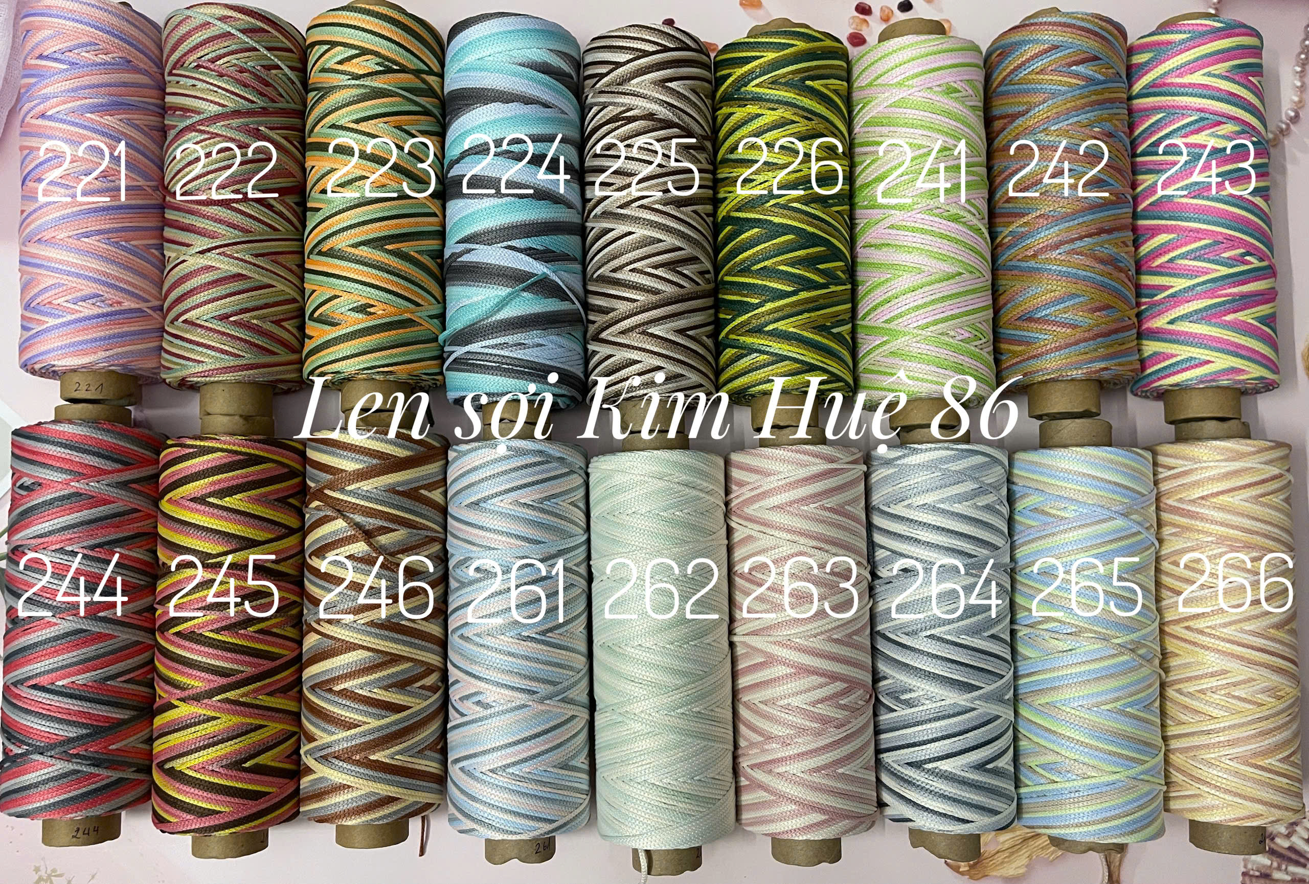 Sợi dệt Ombre