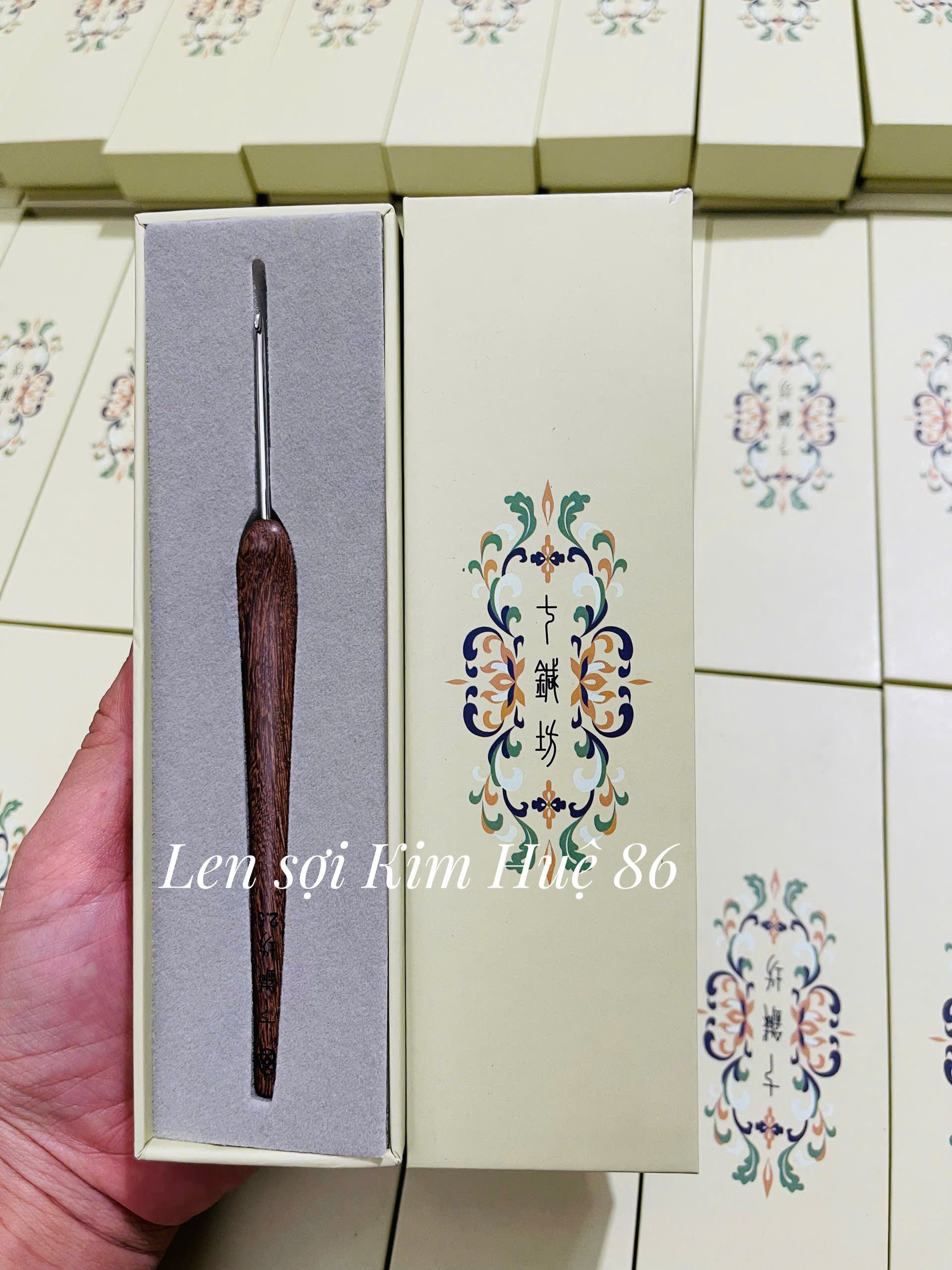 Kim móc len Thất châm phường gỗ sừng Gen 3