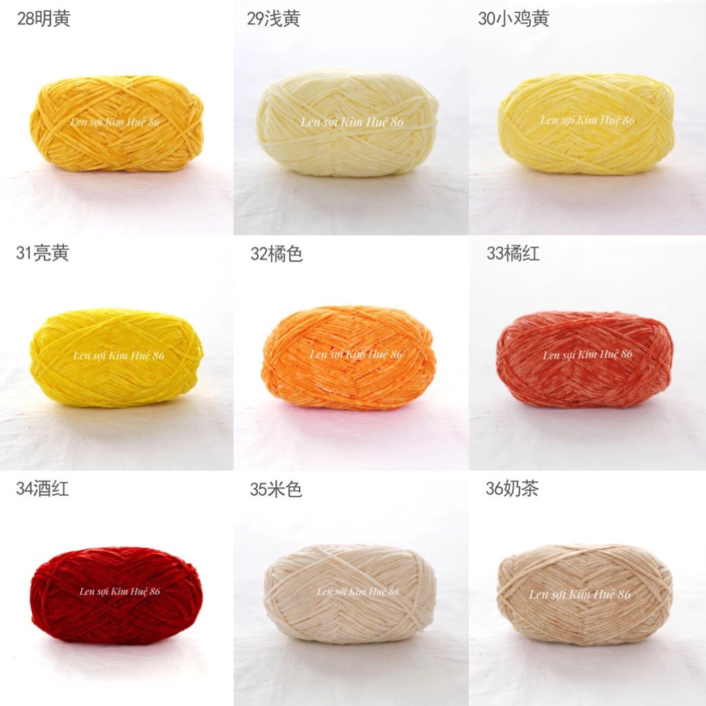 Len nhung 2mm cuộn 40g