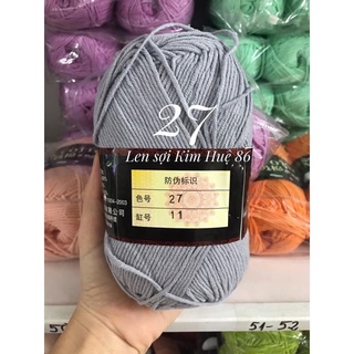 Len milk cotton loại 1 cuộn 125g