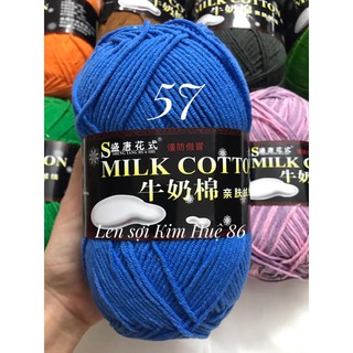 Len milk cotton loại 1 cuộn 125g