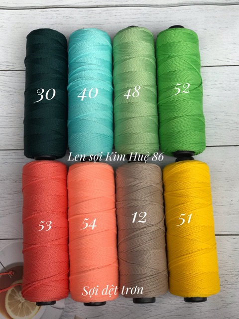 Sợi dệt trơn ( bảng 3)