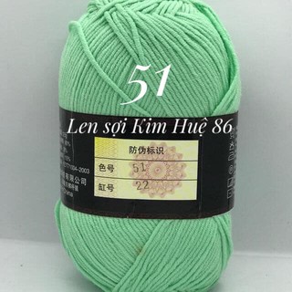 Len milk cotton loại 1 cuộn 125g