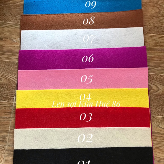 Vải dạ làm đồ handmade 30x30cm