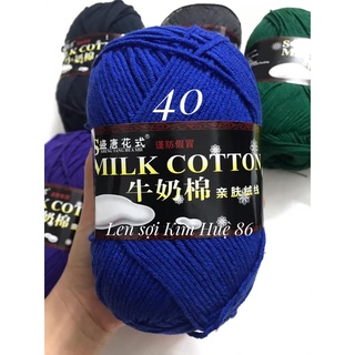 Len milk cotton loại 1 cuộn 125g