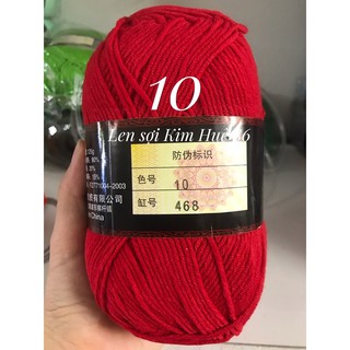 Len milk cotton loại 1 cuộn 125g