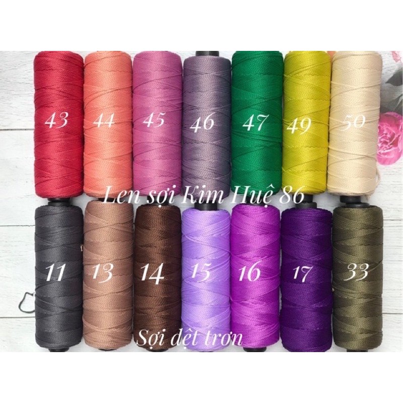 Sợi dệt trơn ( bảng 4)