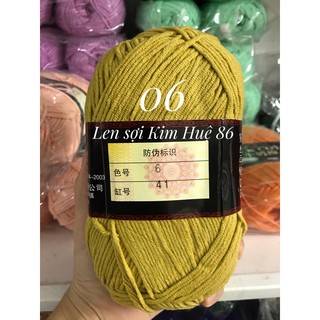 Len milk cotton loại 1 cuộn 125g