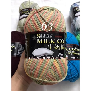 Len milk cotton loại 1 cuộn 125g