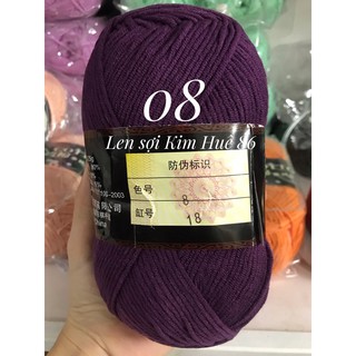 Len milk cotton loại 1 cuộn 125g