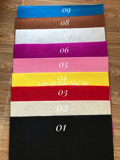 Vải dạ làm đồ handmade 30x30cm