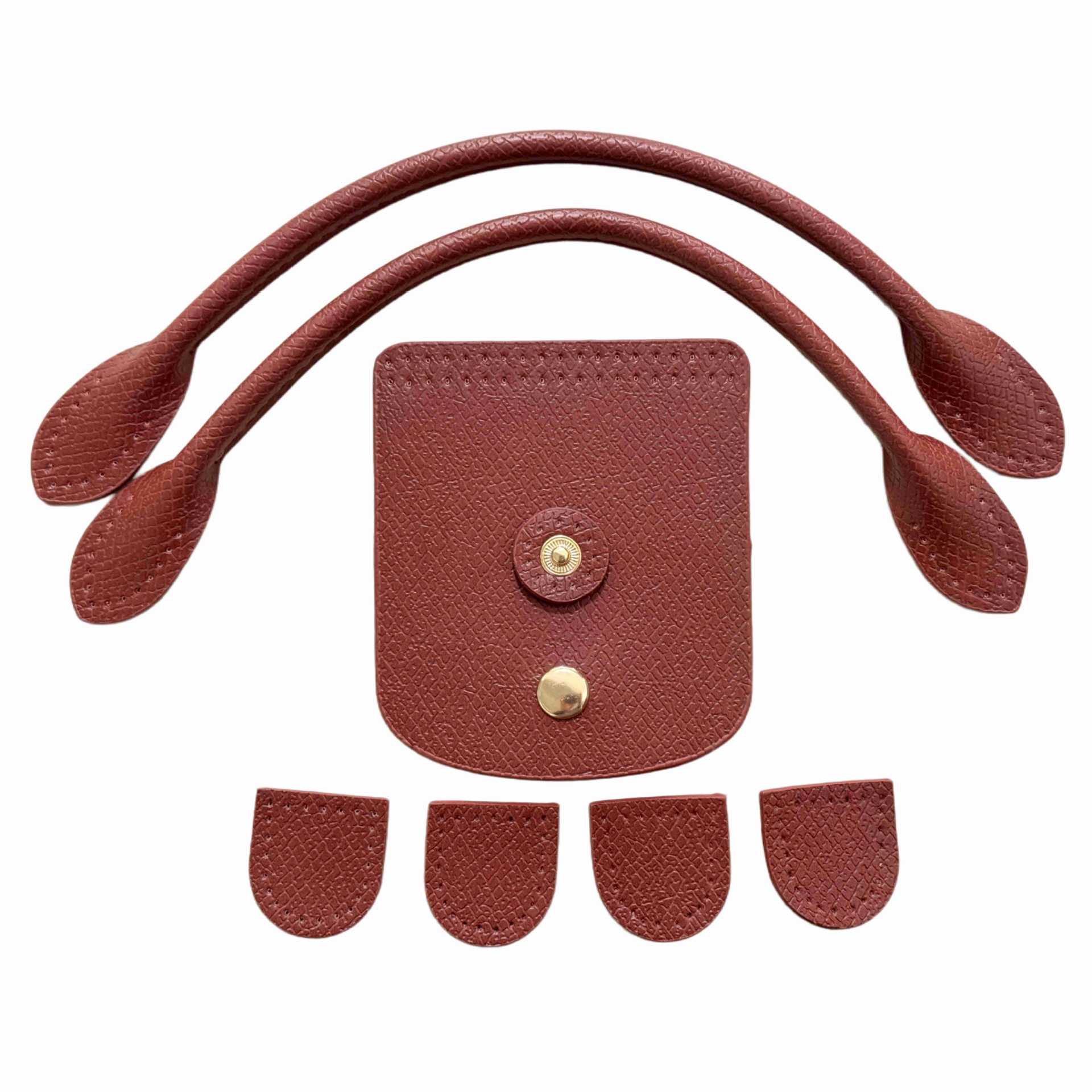 Bộ phụ kiện túi móc giả da làm túi handmade