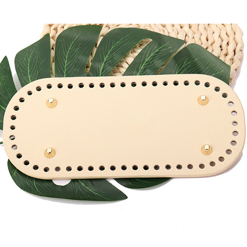 Đế da PU có đục lỗ sẵn kích thước 22*10cm