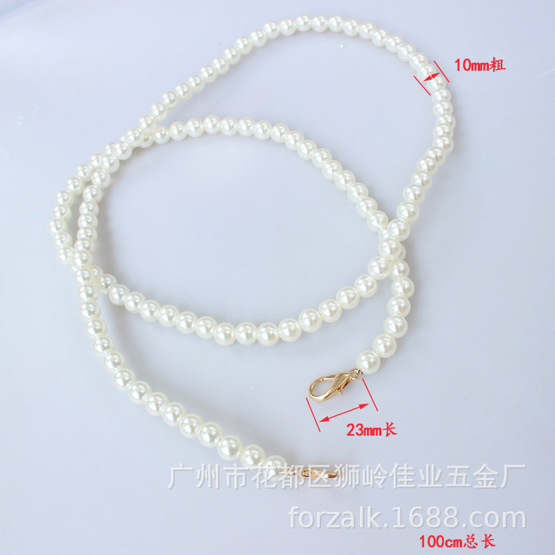 Dây ngọc đeo túi xách có móc 2 đầu