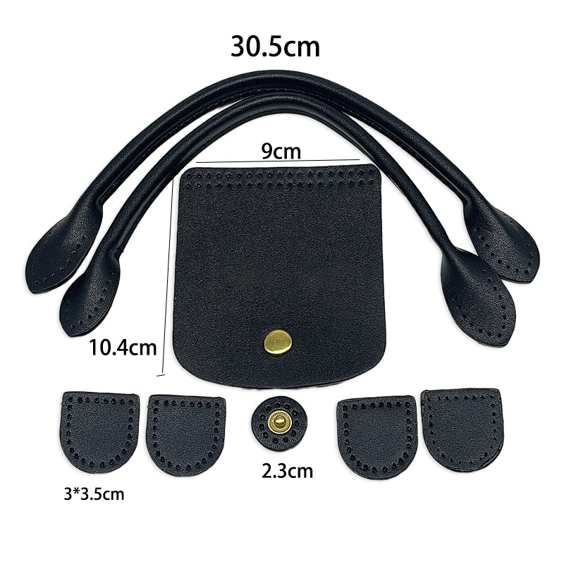 Bộ phụ kiện túi móc giả da làm túi handmade