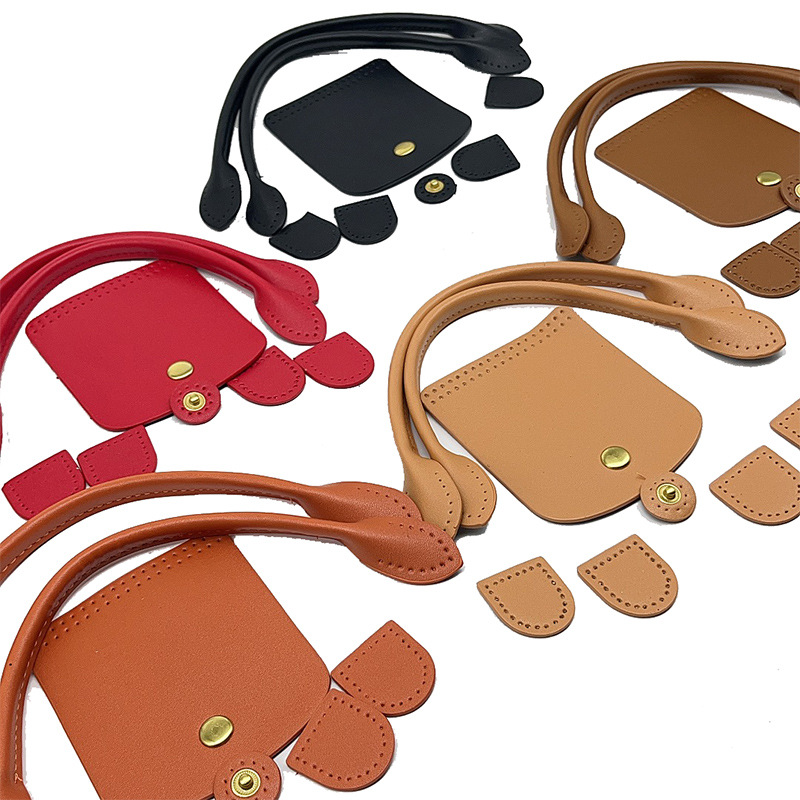Bộ phụ kiện túi móc giả da làm túi handmade