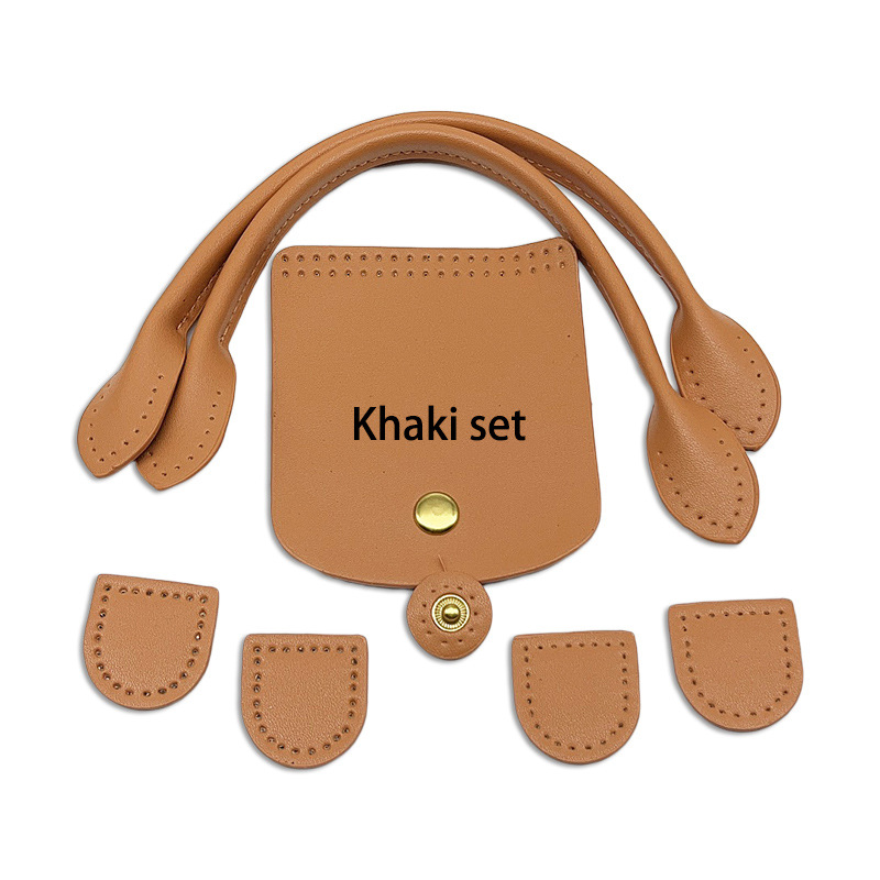 Bộ phụ kiện túi móc giả da làm túi handmade