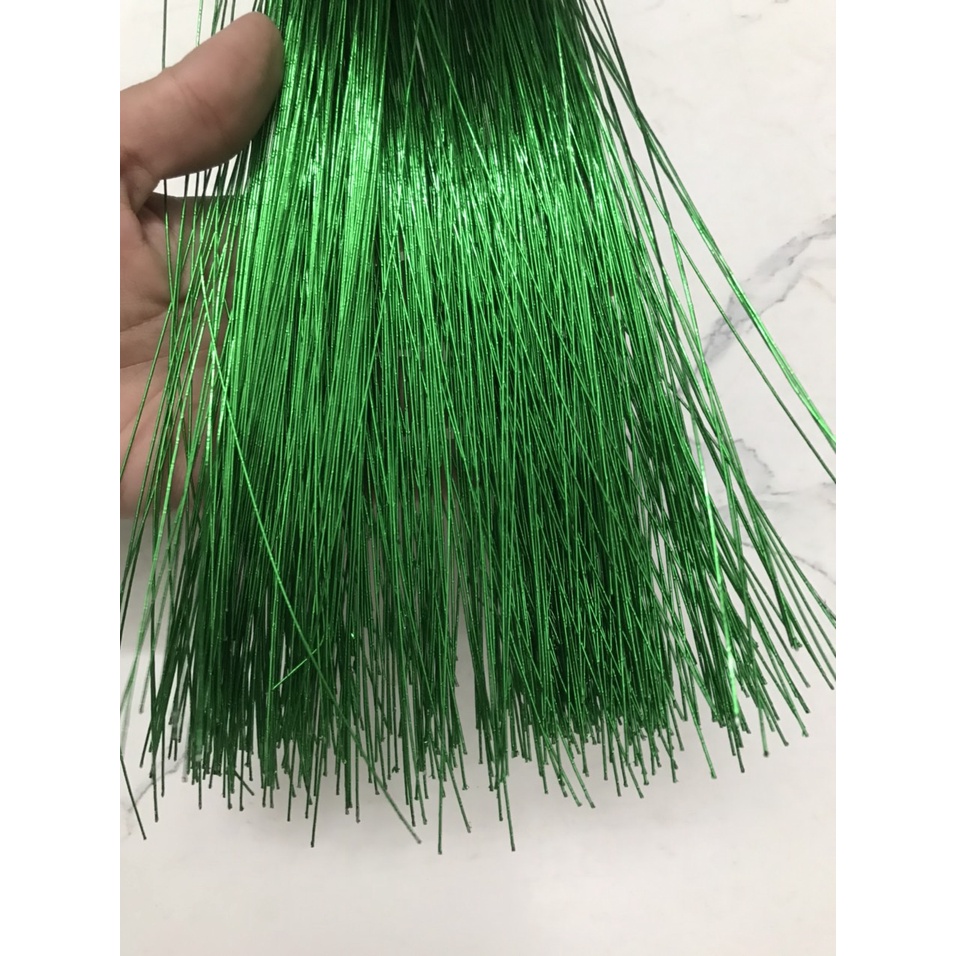 Kẽm xi sợi dài 80cm làm lá, hoa handmade