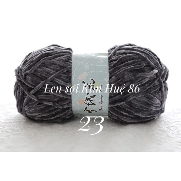 Len nhung 3mm siêu mềm mịn cuộn 100g
