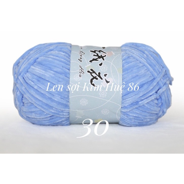 Len nhung 3mm siêu mềm mịn cuộn 100g