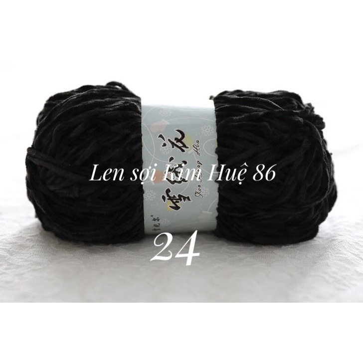 Len nhung 3mm siêu mềm mịn cuộn 100g