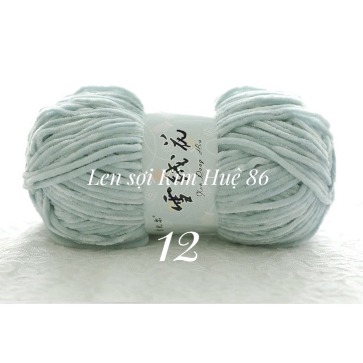 Len nhung 3mm siêu mềm mịn cuộn 100g