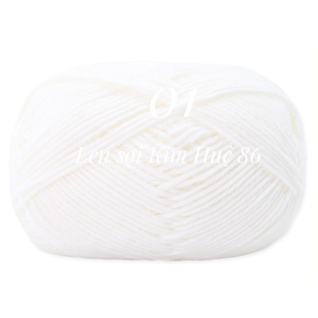 Len milk cotton Mianbao cuộn 40gr ( bảng 1)