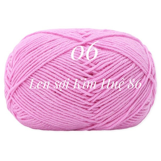 Len milk cotton Mianbao cuộn 40gr ( bảng 1)