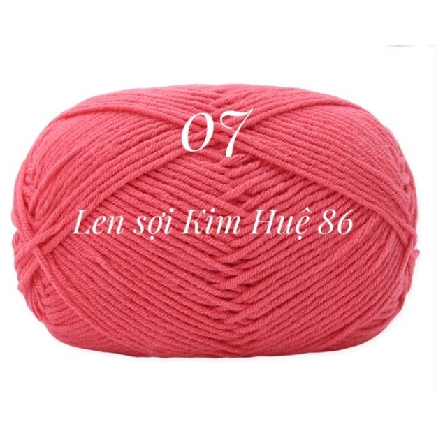 Len milk cotton Mianbao cuộn 40gr ( bảng 1)