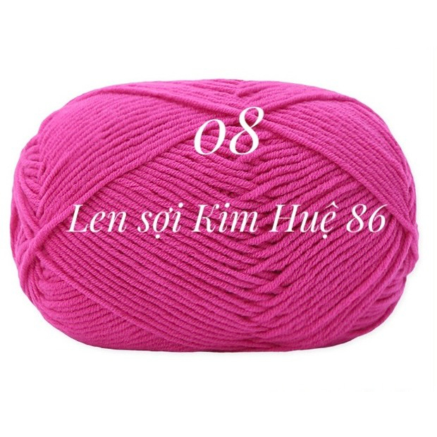 Len milk cotton Mianbao cuộn 40gr ( bảng 1)