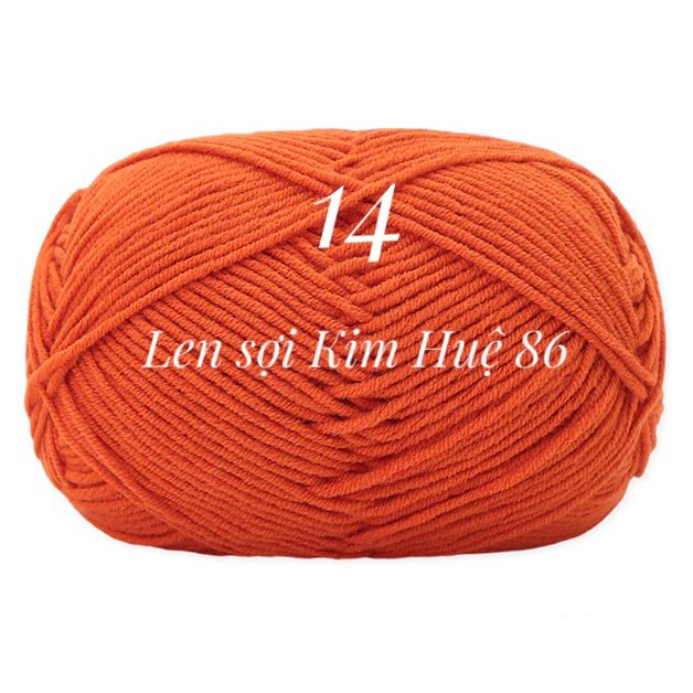 Len milk cotton Mianbao cuộn 40gr ( bảng 1)